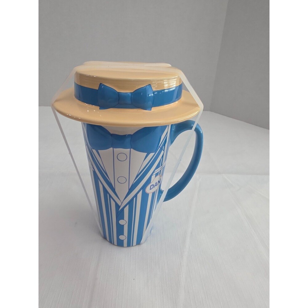 Disney Parks The Dapper Dans Dapper Dan Ceramic Coffee Mug With Lid Brand New